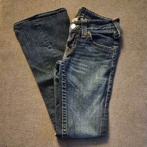 True Religion Dark Blue Boot Cut Jeans